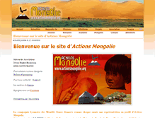 Tablet Screenshot of actionsmongolie.org